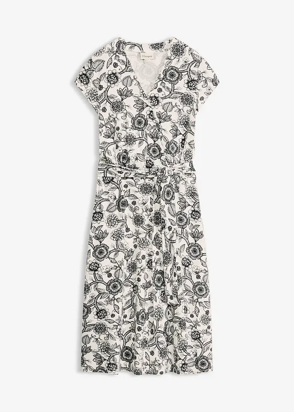 Jerseykl&auml;nning av viskosmix, bonprix