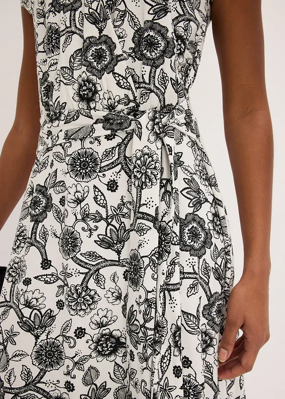 Jerseykl&auml;nning av viskosmix, bonprix