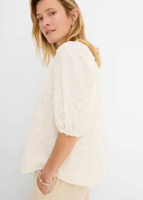 Blustunika i bomull, bonprix