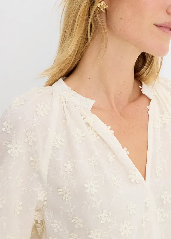 Blustunika i bomull, bonprix