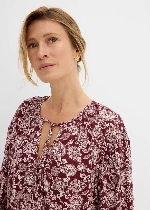 Tunikakl&auml;nning i f&ouml;ljsam viskos, bonprix