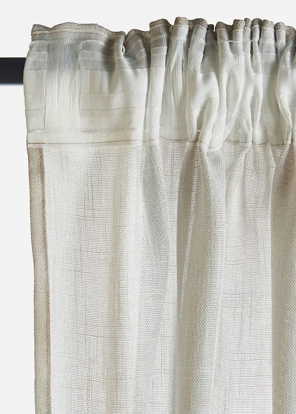 M&ouml;nstrad gardinl&auml;ngd (1-pack), bonprix