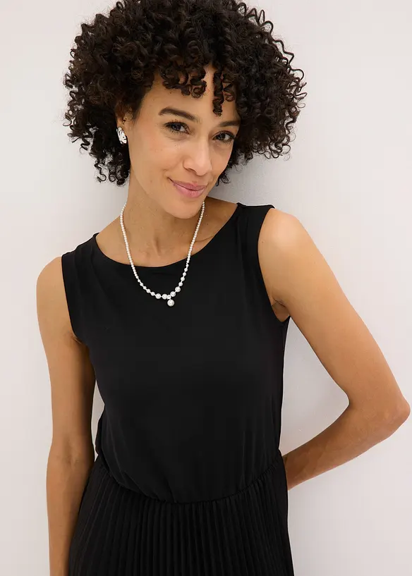 Kl&auml;nning med asymmetrisk nederkant, bonprix