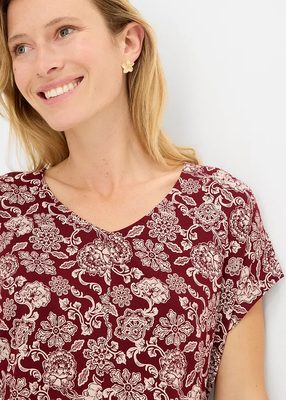 Topp i fintr&aring;dig viskosmix, bonprix