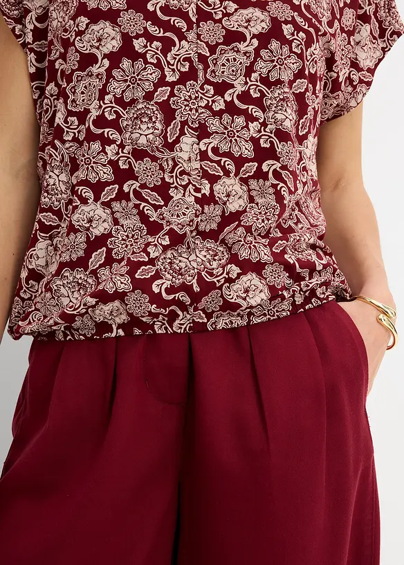 Topp i fintr&aring;dig viskosmix, bonprix