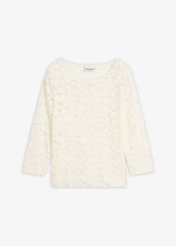 Spetstopp med insv&auml;ngd midja, bonprix