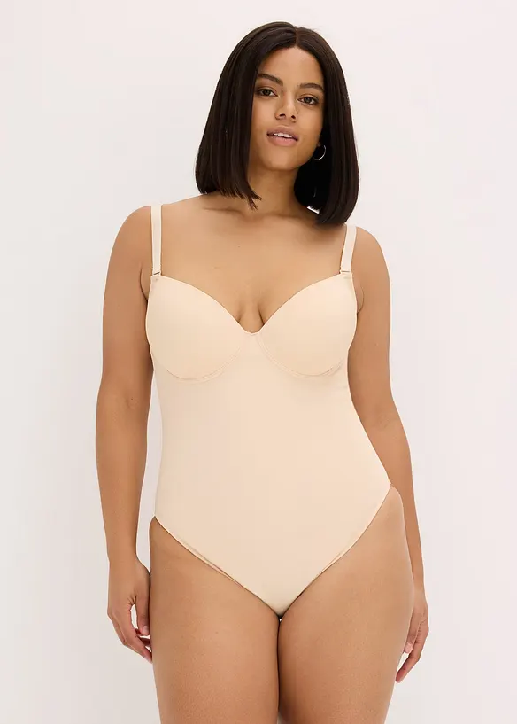 Multiway-body med &ouml;ppen rygg och medelh&ouml;g formande effekt, bonprix