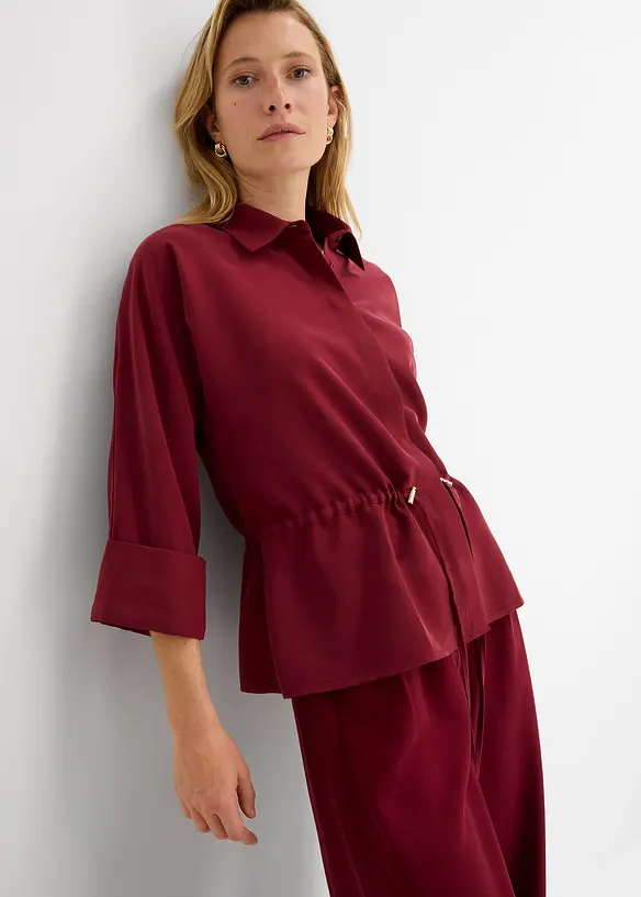 Blus av mjuk viskosmix, bonprix