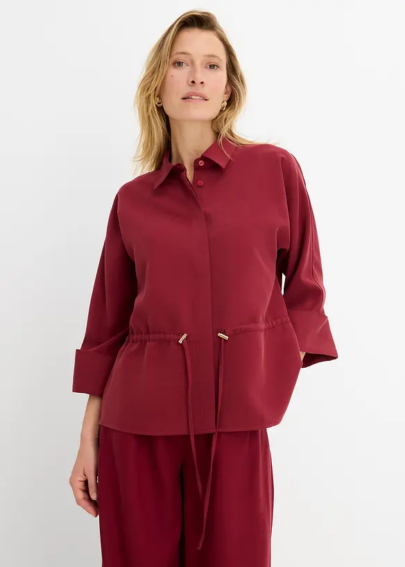 Blus av mjuk viskosmix, bonprix