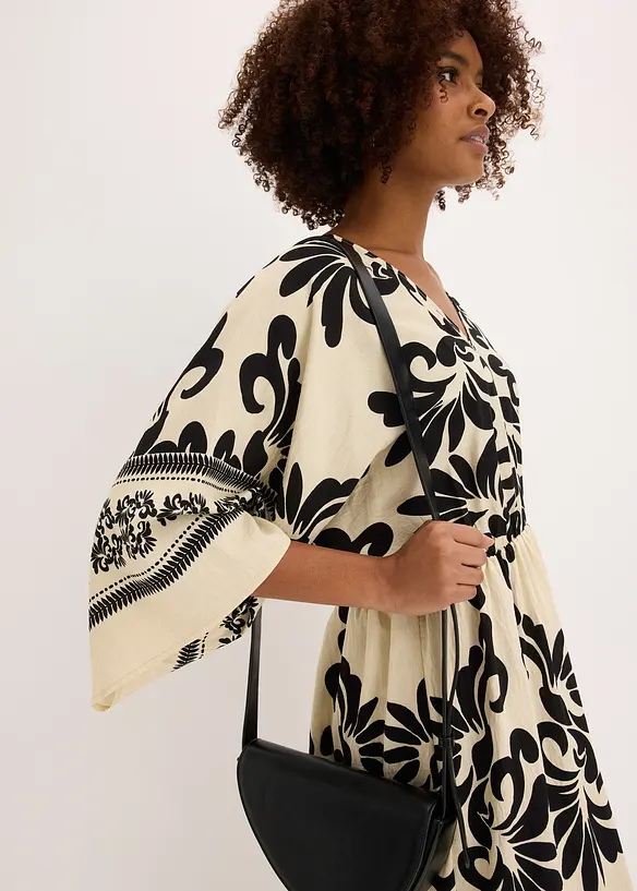 Midikl&auml;nning av mjuk viskosmix, bonprix