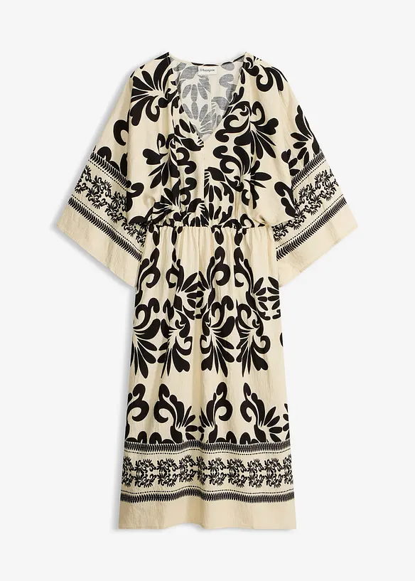 Midikl&auml;nning av mjuk viskosmix, bonprix