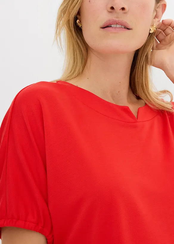 Ledig topp i kraftig pik&eacute;, bonprix