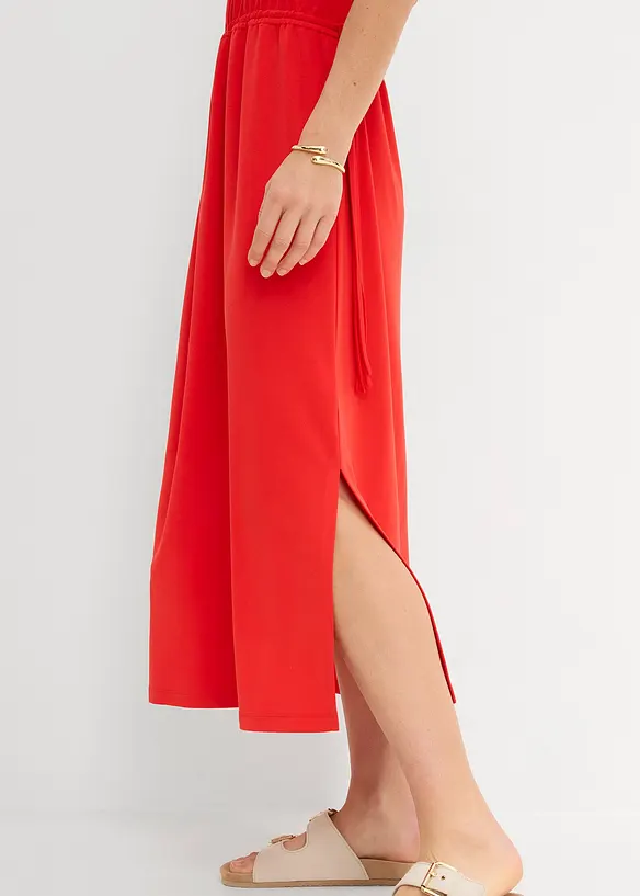 Kl&auml;nning i mjuk pik&eacute;, bonprix