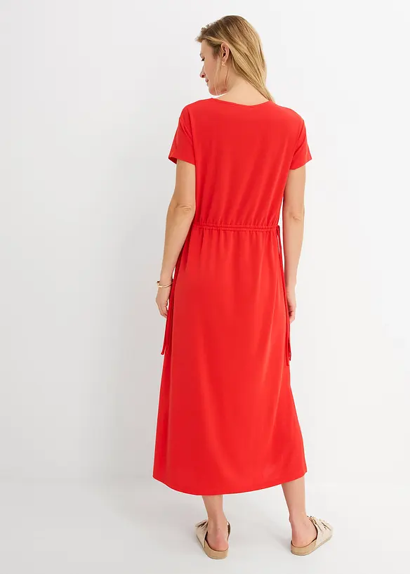 Kl&auml;nning i mjuk pik&eacute;, bonprix