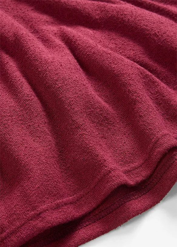 Oversizetopp med stickad look, bonprix