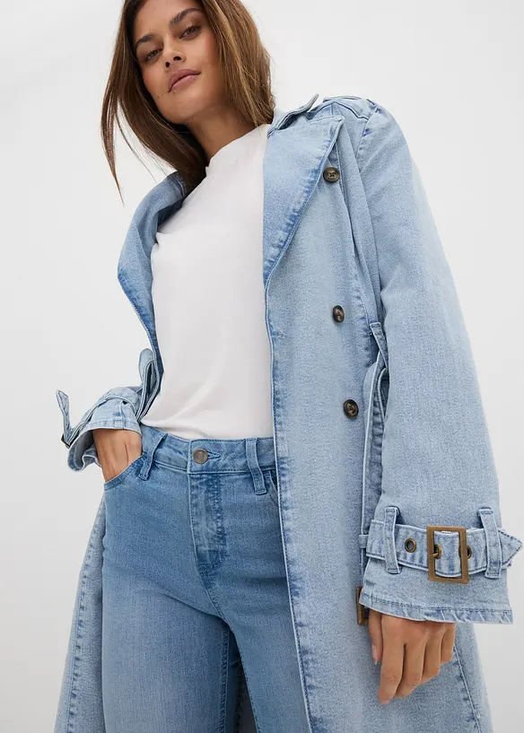 Flared Jeans Mid Waist, Stretch, bonprix