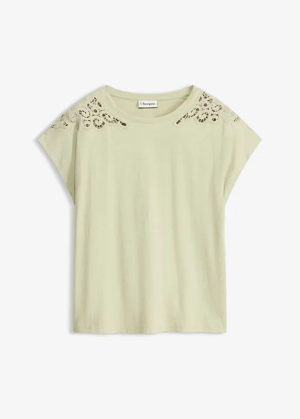 Topp med virkad detalj, bonprix