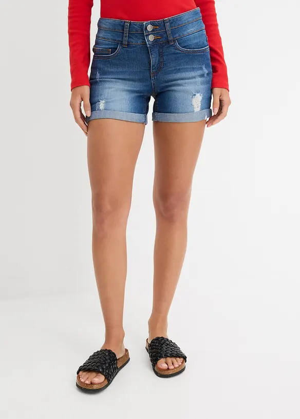 Jeansshorts, Mid Waist, bonprix