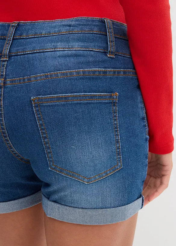 Jeansshorts, Mid Waist, bonprix