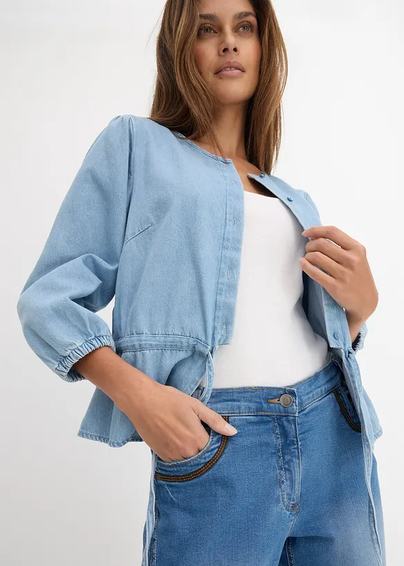 Slim Fit Capri Jeans Mid Waist, bonprix