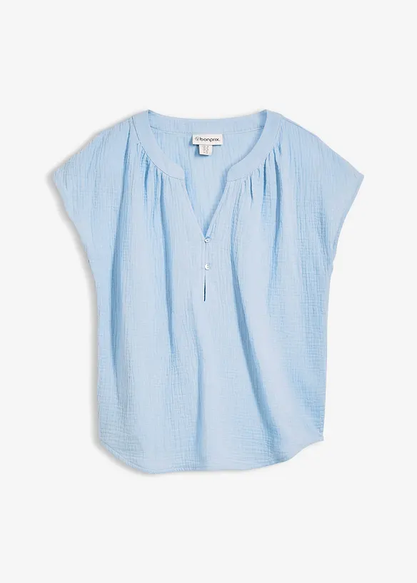 Blustopp i bomullsmuslin, bonprix