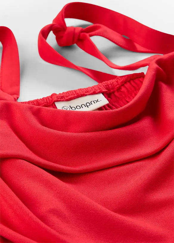 Jumpsuit med axelband som knyts, bonprix