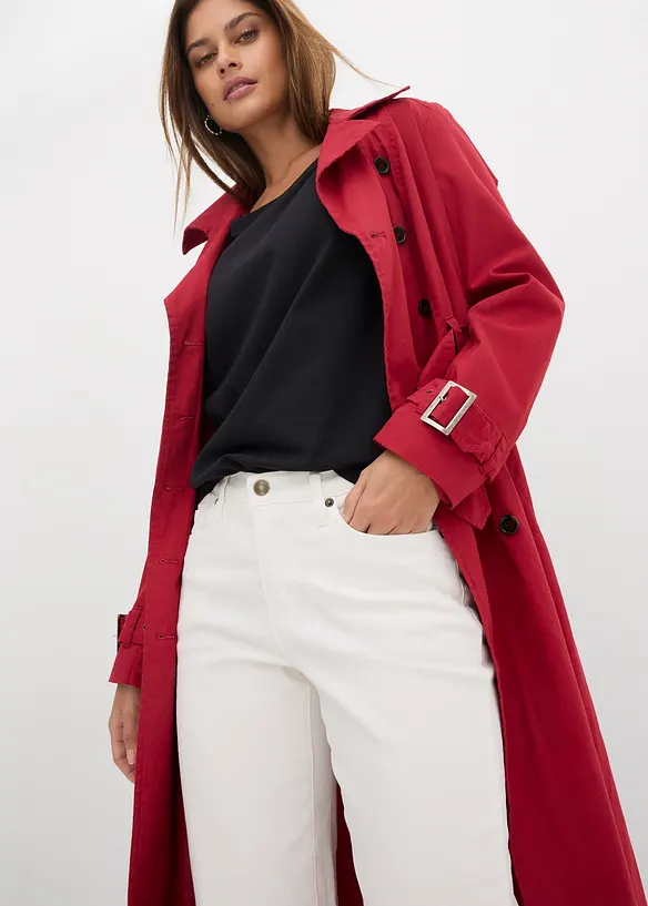 Mom Jeans Mid Waist, l&aring;nga ben, bonprix