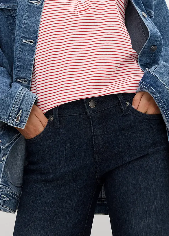 Bootcut Jeans Mid Waist, Stretch, bonprix