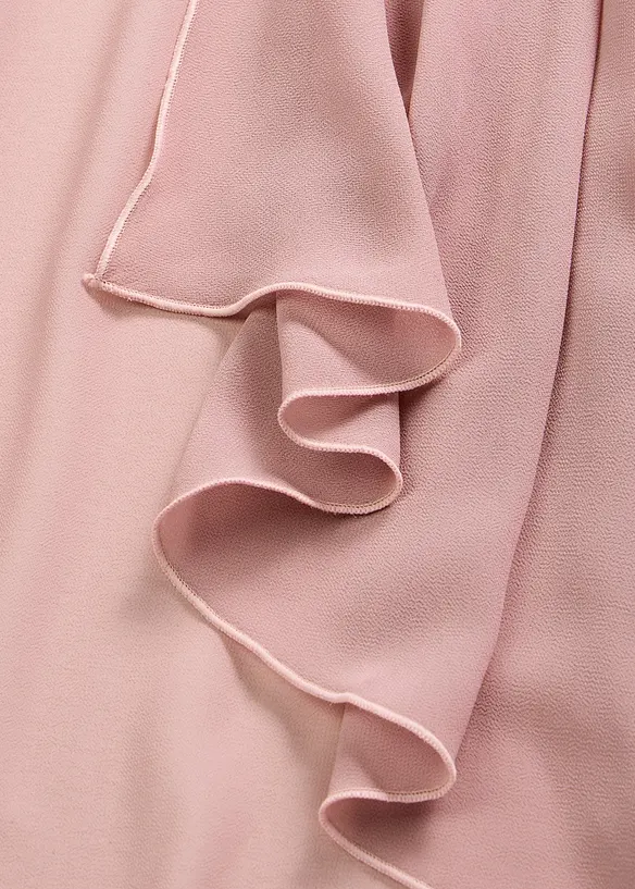 Chiffongbolero med &aring;tervunnen polyester, bonprix