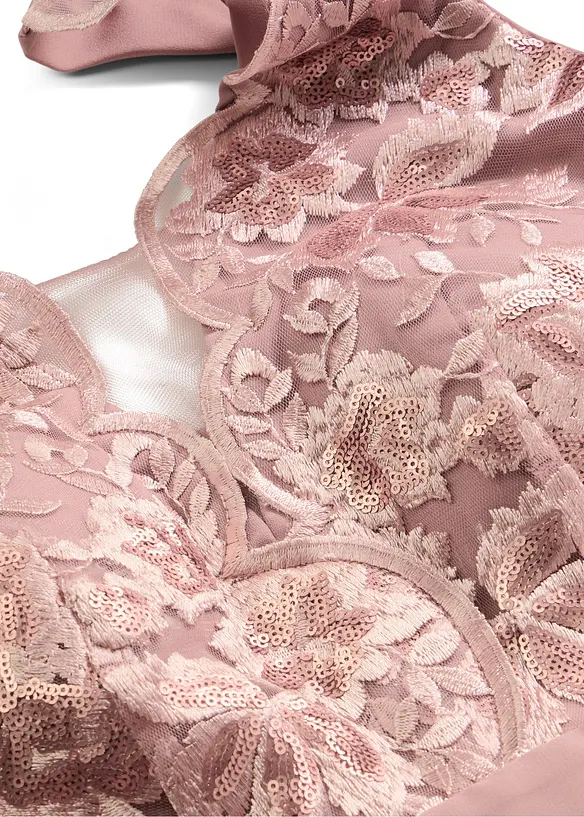 Maxikl&auml;nning med paljettbroderi, bonprix