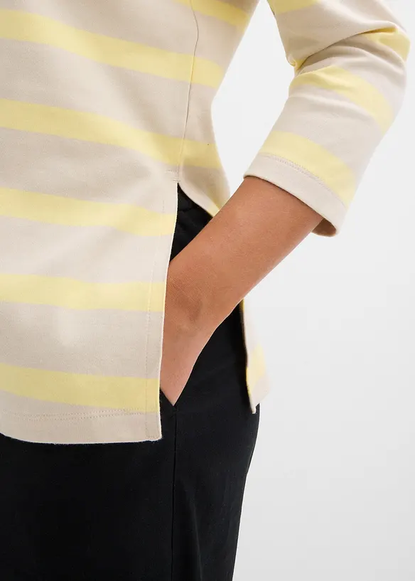 L&aring;ng topp i tjockt material av ekologisk bomull, bonprix