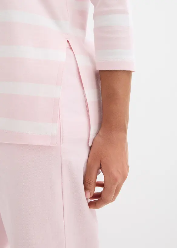 L&aring;ng topp i tjockt material av ekologisk bomull, bonprix