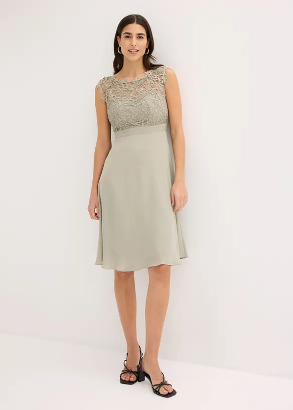 Kl&auml;nning med spets, bonprix