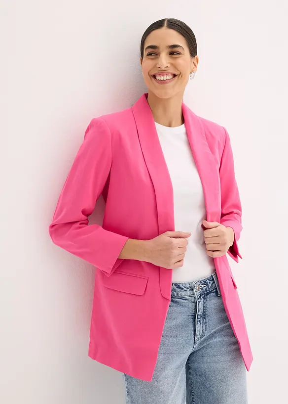 L&aring;ng kavaj av viskosmix, bonprix