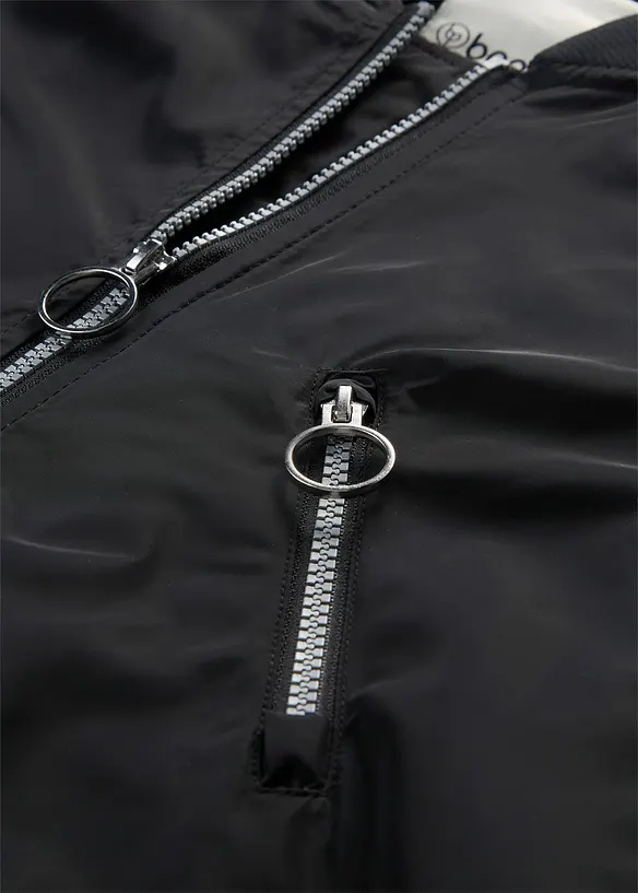 Bluskappa med stickad krage, bonprix