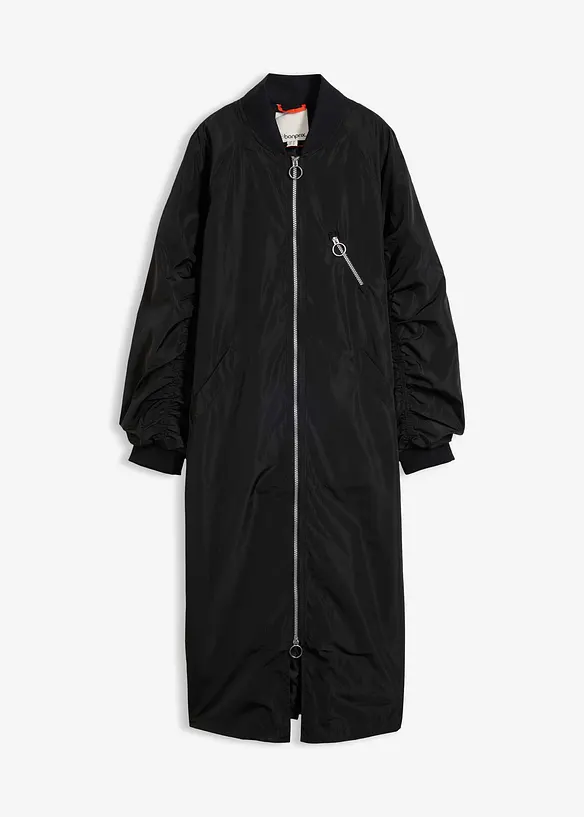 Bluskappa med stickad krage, bonprix