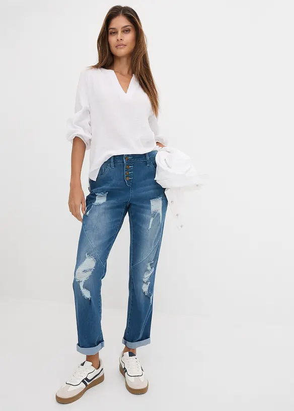 Boyfriend Jeans Mid Waist, bonprix