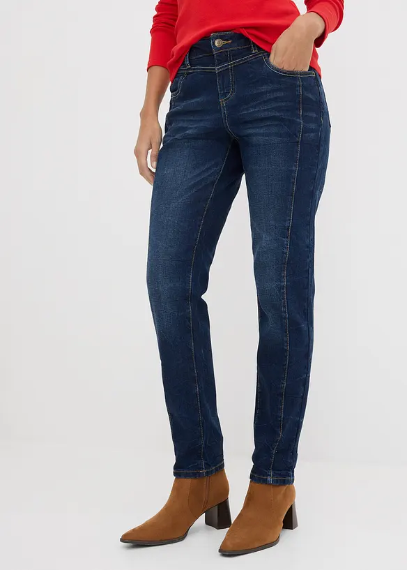 Straight Jeans Mid Waist, bonprix