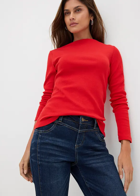 Straight Jeans Mid Waist, bonprix