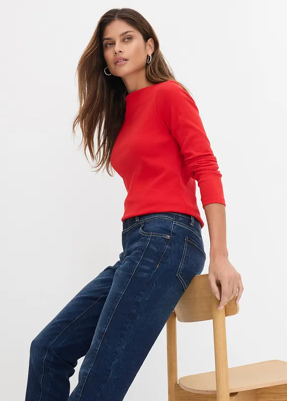 Straight Jeans Mid Waist, bonprix