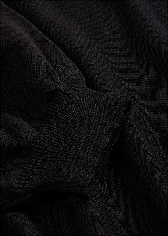 Finstickad tr&ouml;ja av bomullsmix, bonprix