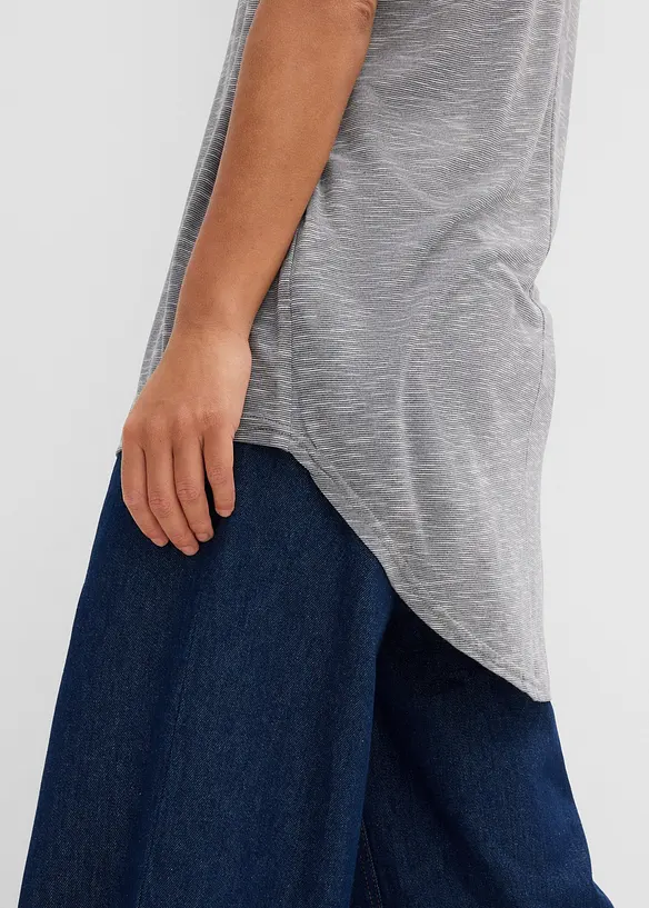 L&aring;ng topp med rundad nederkant, bonprix