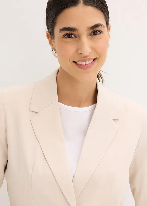 Kort kavaj med fickor med lock, bonprix