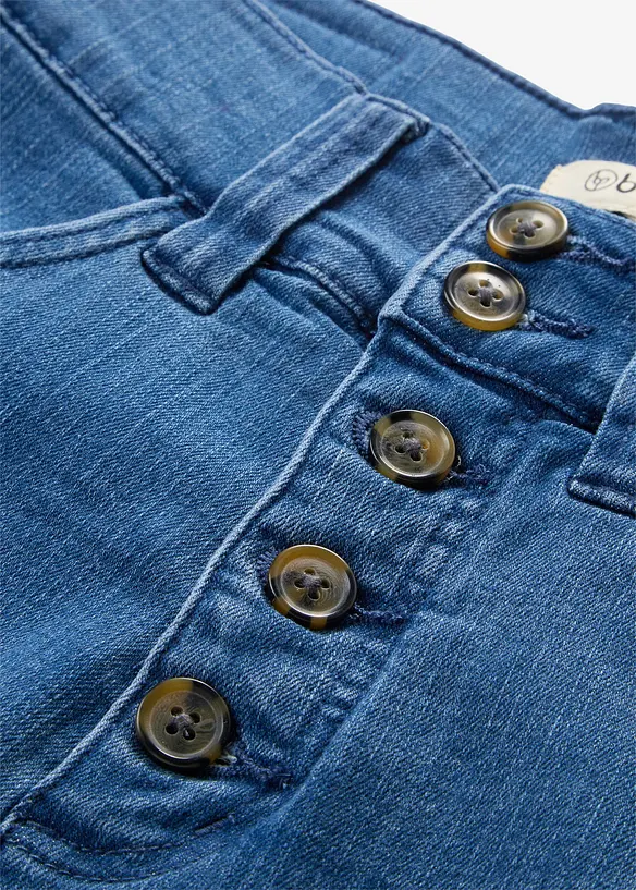 Straight Jeans High Waist, Stretch, bonprix