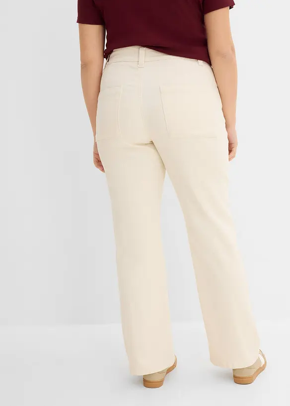 Straight Jeans High Waist, Stretch, bonprix