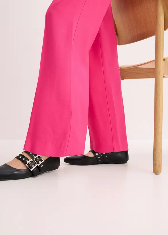 Luftig, vid byxa med viskos, bonprix