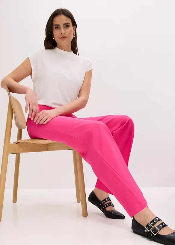 Luftig, vid byxa med viskos, bonprix