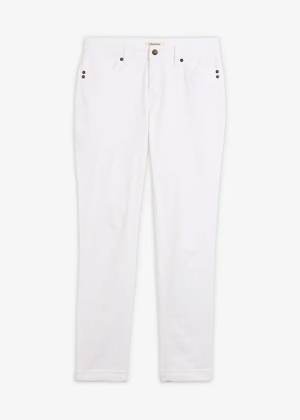Straight Jeans Mid Waist, Stretch, bonprix