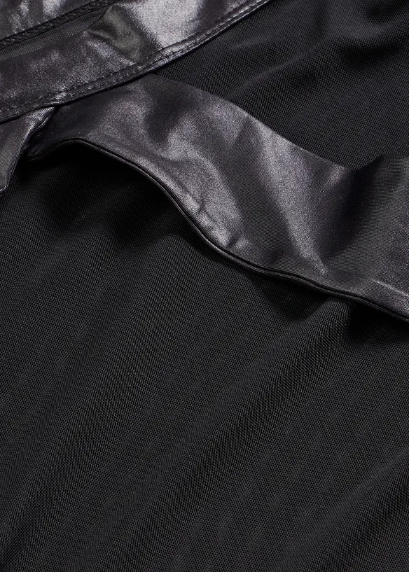 Kl&auml;nning i wetlook, bonprix