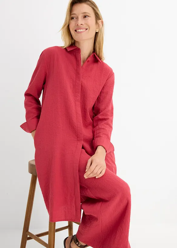 L&aring;ng blus av mjuk viskos, bonprix